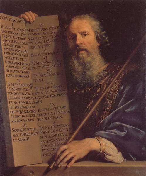 Philippe de Champaigne Moses with th Ten Commandments Germany oil painting art